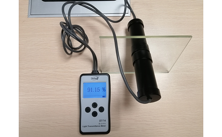 LS116透光率測試儀現(xiàn)場測量