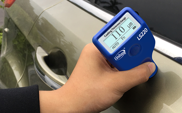 高精度涂層測厚儀實測